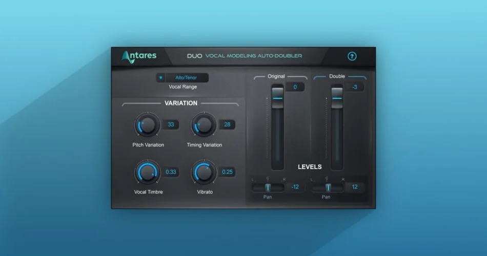 在Plugin Boutique购买即可免费获得Antares DUO自动声乐双打-