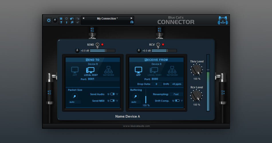 Blue Cat Audio将连接器音频和MIDI路由插件更新为v1.1-