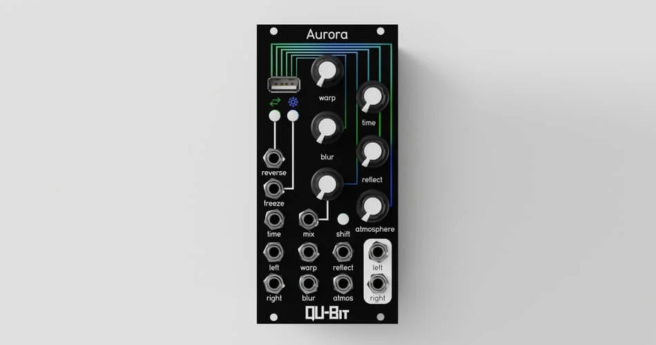 Qu-Bit Electronix宣布Aurora光谱混响Eurorack模块-