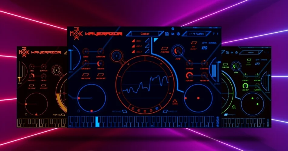 从Tracktion节省30%的MOK Waverazor合成器仪器-