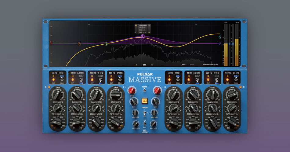 Pulsar Audio将Pulsar Massive被动均衡器效果插件更新为v1.1.2-