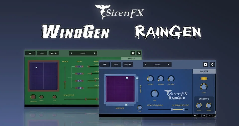 SirenFX发布WindGen和RainGen自然环境插件-