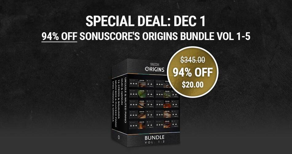图片[1]-Sonuscore ORIGINS Bundle Vol. 1-5 for Kontakt售价20美元！-