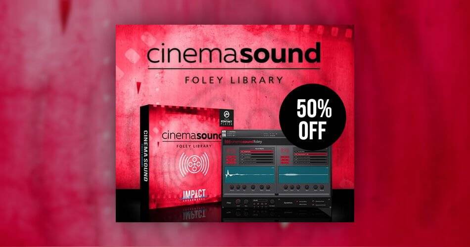 Cinema Sound Foley Library虚拟乐器以50%的折扣出售-