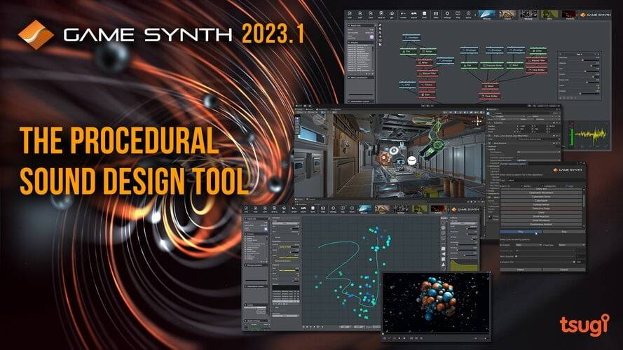 Tsugi发布了适用于Windows的GameSynth 2023声音设计软件-