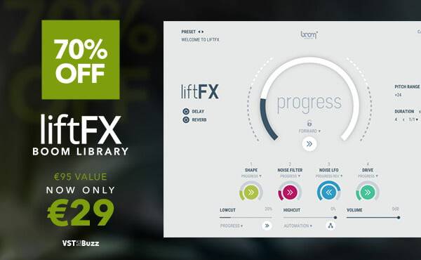 通过BOOM Library在liftFX音效插件上节省70%-