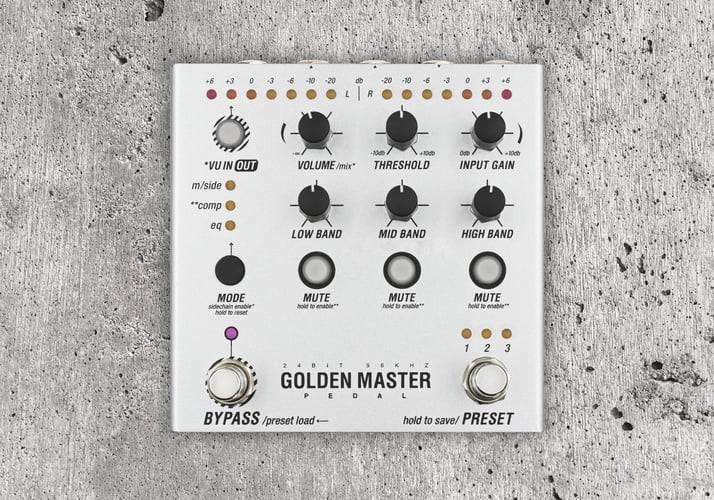 Endorphin.es推出Golden Master Pedal多频段处理器-