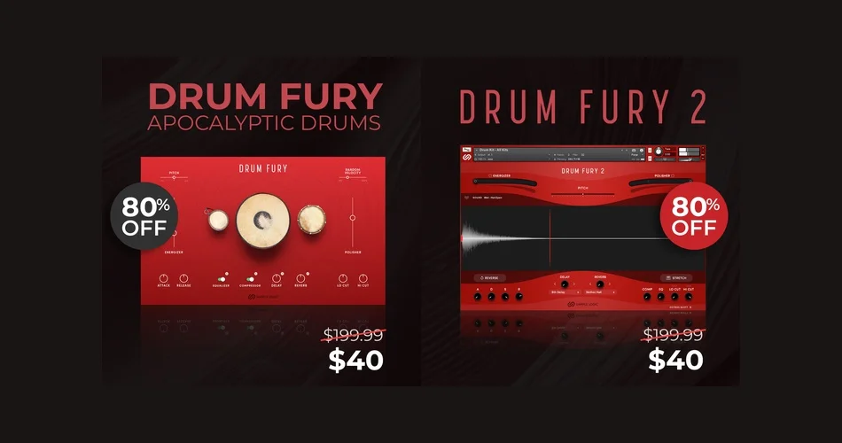 图片[1]-Kontakt by Sample Logic的Drum Fury和Drum Fury 2以80%的价格出售 | 音色插件资源网-音色插件资源网